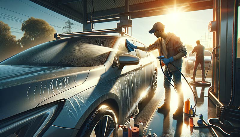 Auto Scheiben Reinigen