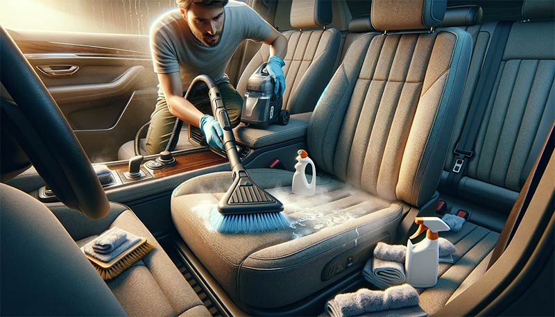 Auto Stoffsitze reinigen Anleitung