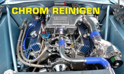 Chrom am Auto Reinigen