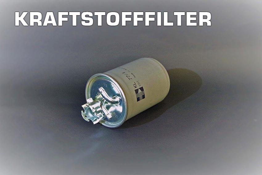 Kraftstofffilter wechseln