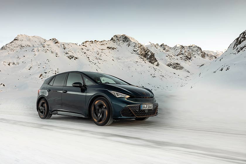 CUPRA Schnee Mountain
