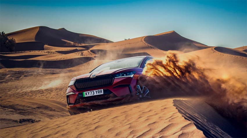 Škoda Enyaq Wüstenabenteuer