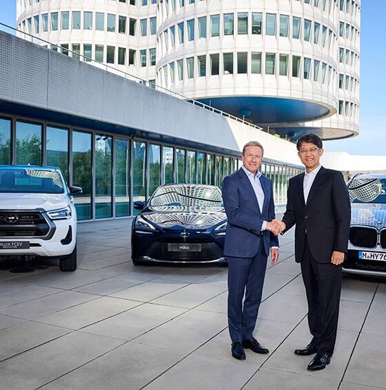 BMW Wasserstoffauto Kooperation mit Toyota