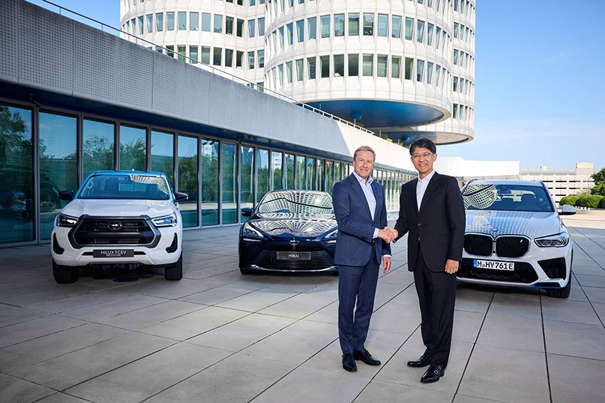 BMW Wasserstoffauto Kooperation mit Toyota